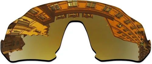 Vista 14 de Lenses Replacement for Oakley Flight Jacket OO9401 Sunglass - Confirm Fit Scratch Resistant Abrigo de espejo negro polarizado