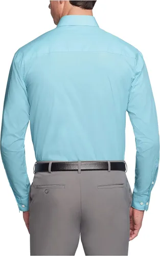 Vista 2 de Kenneth Cole - Camisa de vestir para hombre, ajuste regular, color liso