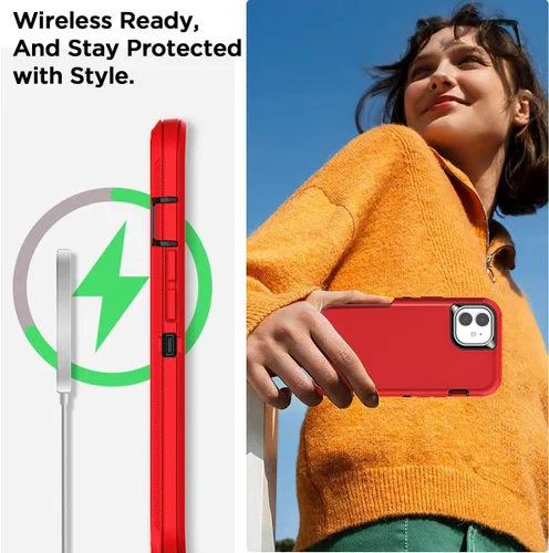 Vista 7 de AICase Funda para iPhone 11 con Clip para Cinturón, Protección Resistente contra Caídas de Servicio Pesado, Cubierta de Teléfono Protectora Duradera