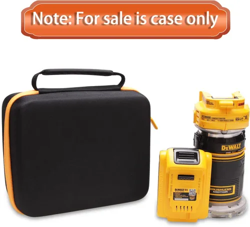 Vista 7 de LTGEM - Funda compatible con el enrutador inalámbrico DEWALT DCW600B / DWP611 20V Max XR (solo funda)