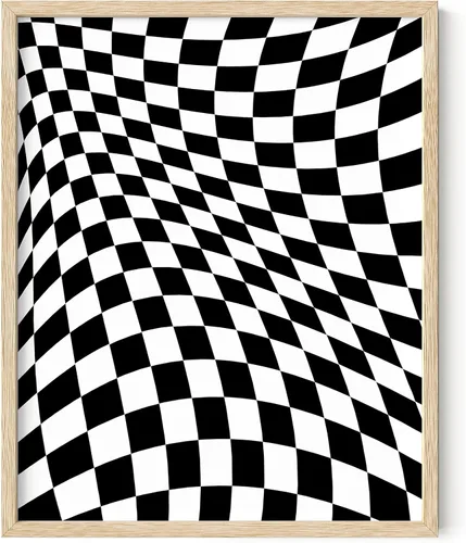 Vista 85 de HAUS AND HUES Impresión artística de corazón negro, 12 x 16 pulgadas, enmarcada, beige