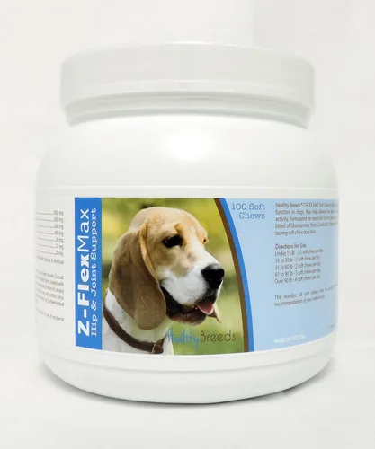 Vista 65 de Healthy Breeds Afghan Hound Z-Flex Max - Masticables suaves para cadera y articulaciones, 100