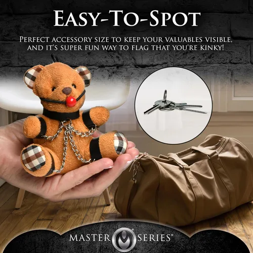 Vista 6 de Master Series Llavero de oso de peluche
