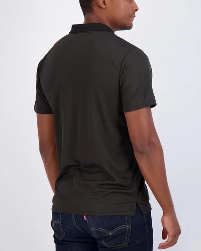 Vista 4 de Paquete de 3 Polo de manga corta para hombre, ajuste clásico, de secado rápido, cuello con bolsillo