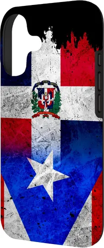 Vista 2 de DominiRican Dominican and Puerto Rican Flag Dominican Flag Case for iPhone 17