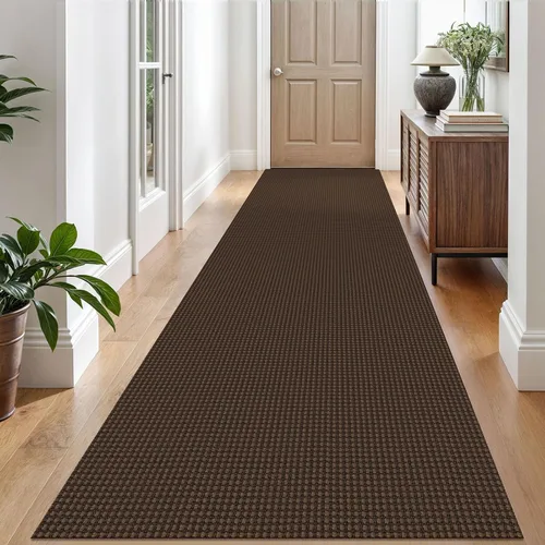 Vista 123 de EARTHALL Alfombra tejida de 2 x 3 pies, lavable para entrada, alfombra trenzada antideslizante, alfombra para puerta interior y exterior, alfombra