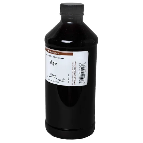 Vista 3 de LorAnn Maple SS sabor, botella de 16 onzas
