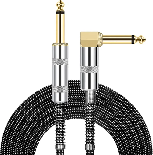 Vista 7 de JOLGOO Cable TRS de instrumento de 1/4 de pulgada de 3.3 pies, paquete de 2, cable de audio de un cuarto de pulgada, línea de interconexión