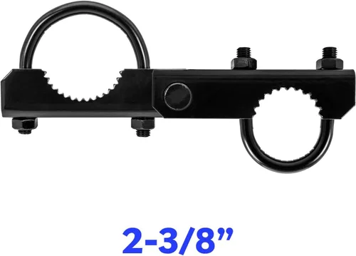 Vista 2 de Black Commercial 180° Gate Hinge - Fits 2-3/8" Post & 1-5/8" to 1-7/8" Frame (1 Hinge)
