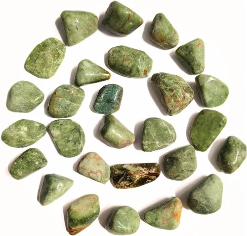 Vista 11 de Jet Amazonite - Piedra rodada de 3.53 oz aprox. de 0.75 a 1 pulgada con bolsa de terciopelo (Amazonita)