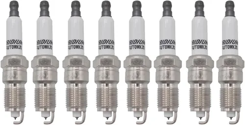 Vista 2 de Autowxjq Bujía de iridio 8 piezas Reemplazo 3951 TR55 Compatible con Chevrolet Silverado 1500 GMC Cadillac Escalade Buick Ford F-150 Crown Victoria