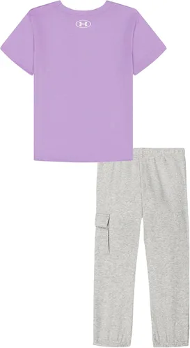 Vista 112 de Under Armour baby-girls Ua Terrazzo Leopard Heart SetShort Set