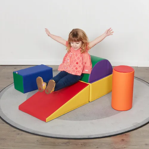 Vista 11 de ECR4Kids SoftZone - Juego de trepar y gatear, bloques de construcción, surtido, 5 piezas