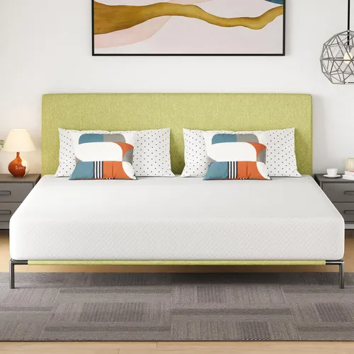 Vista 11 de PayLessHere Colchón de espuma viscoelástica con gel Twin de 5 pulgadas sin fibra de vidrio/Certificado CertiPUR-US/Cama en una caja/Sueño fresco