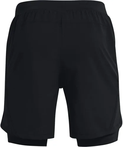 Vista 4 de Under Armour Pantalones cortos 2 en 1 Launch Run de 7 pulgadas para hombre