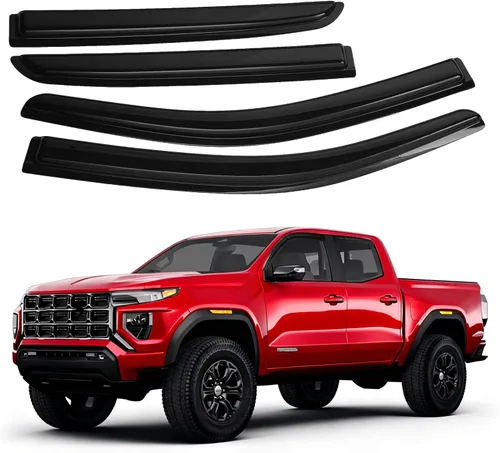 Vista 57 de Canvcle 4Runner - Protectores de lluvia – Viseras de ventana para Toyota 4Runner 2010-2024, deflectores de viento de ventana lateral con cinta