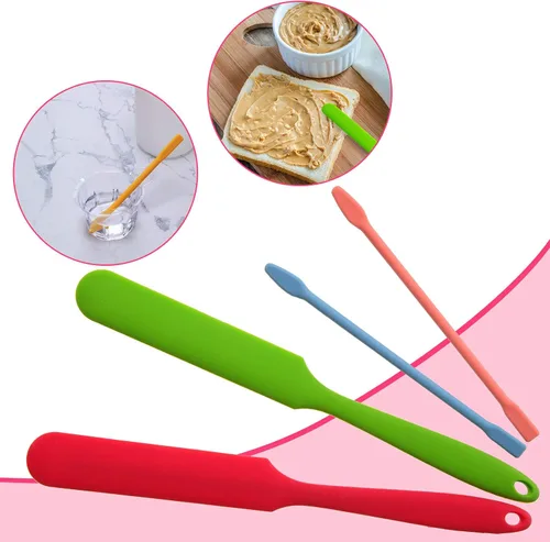 Vista 3 de Patelai Kit de 12 varillas de silicona para agitar, resina epoxi para mezclar resina, pintura, líquido, herramientas de manualidades para hacer