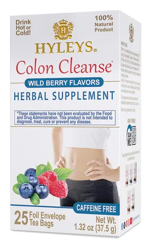 Vista 19 de Hyleys Colon Cleanse Tea Sabor Acai Berry - 25 bolsas de té (paquete de 1)