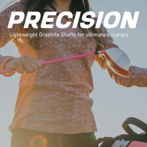 Vista 5 de Precise M5 - Juego completo de palos de golf para mujer, driver de titanio, fairway de acero inoxidable, híbrido de acero inoxidable, hierros