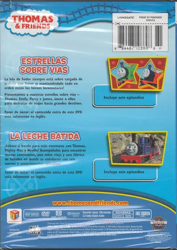 Vista 2 de Thomas Friends Estrellas Sobre Vias La Leche Batida
