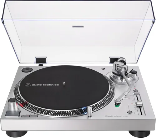 Vista 5 de Audio-Technica AT-LP120XUSB-BK - Tocadiscos de accionamiento directo (analógico y USB), completamente manual, Hi-Fi, 3 velocidades, conversión