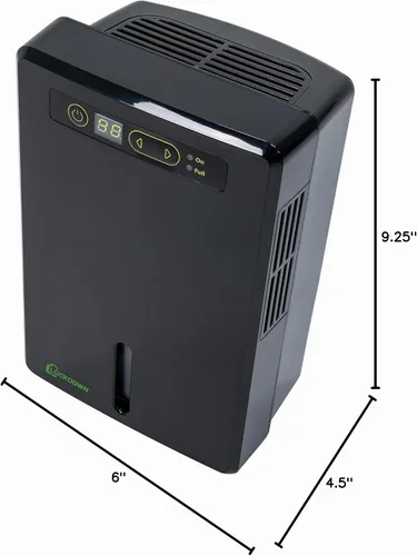 Vista 7 de LOCKDOWN Deshumidificador automático con funcionamiento silencioso, manguera de drenaje y controles de autonomitorización para control de humedad