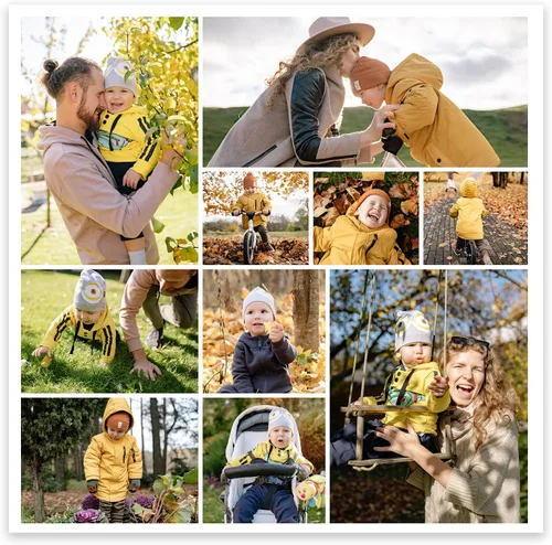 Vista 17 de CCWACPP Impresiones de lienzo de collage con foto personalizada, personalizadas, múltiples imágenes de foto en lienzo, póster personalizado, regalos