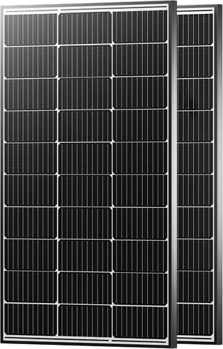 Vista 8 de JJN Paneles solares de 100 W, panel solar monocristalino de 10BB de 12 V 100 W, cargador de alimentación de módulo fotovoltaico de alta eficiencia