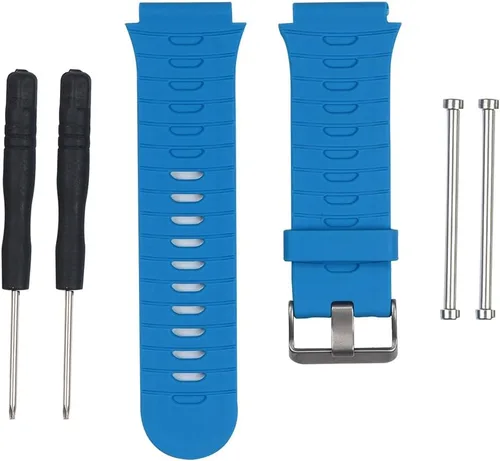 Vista 5 de Correa para reloj Garmin Forerunner 920XT, correa de silicona de repuesto para Garmin Forerunner 920XT Negro