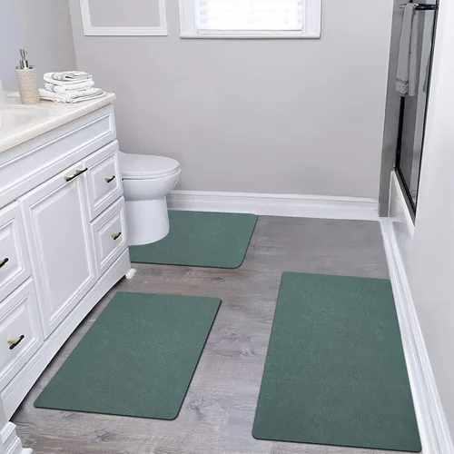 Vista 11 de Tierra de Diatomeas Tapete de Baño Alfombras de Baño Súper Absorbente Secado Rápido Antideslizante Tapete de Baño Delgado Tapetes de Piso de Baño