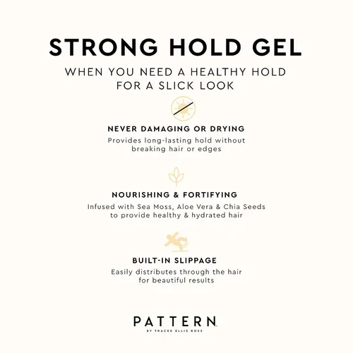 Vista 7 de PATTERN Beauty de Tracee Ellis Ross Mini Gel de Agarre Fuerte para el Cabello 85 g / 3 oz