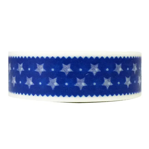 Vista 7 de Wrapables Cinta adhesiva Washi de patrones coloridos, cinta aguamarina