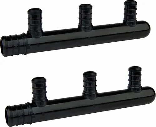 Vista 6 de EFIELD Colector de crimpado Poly Pex cerrado de 2 salidas: tronco de 3/4, puertos de 1/2 "(2 salidas), ASTM F2159, (PPSU1807160)