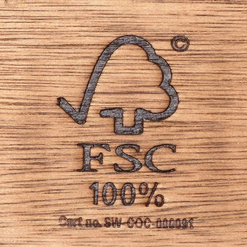 Vista 6 de Amazonia Mesa auxiliar cuadrada y duradera Roma Madera de eucalipto Ideal para exteriores e interiores