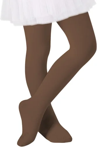 Vista 23 de Century Star Mallas de ballet para niñas pequeñas con pies opacos 00 1 paquete blanco