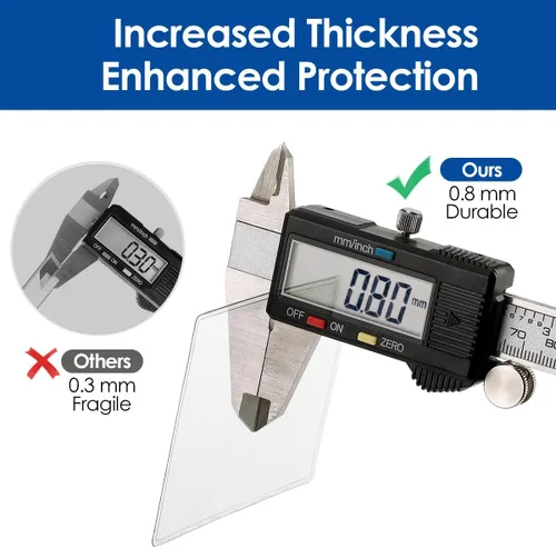 Vista 3 de MaxGear Fundas protectoras para tarjetas de Medicare, fundas de PVC transparente, paquete de 6 12 mil de grosor, resistente al agua, se adapta a