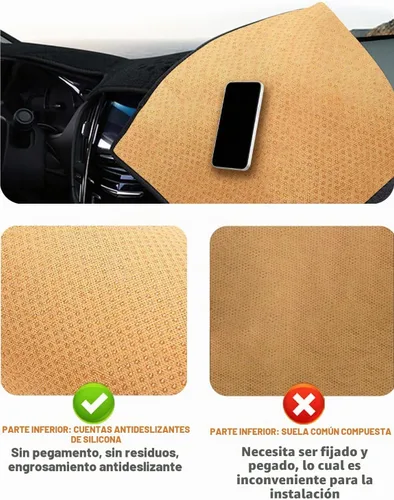 Vista 6 de Partsable Protector para tablero de automóvil, protector de tablero de almohadilla personalizado para Toyota 4Runner 2003 2004 2005 2006 2007 2008