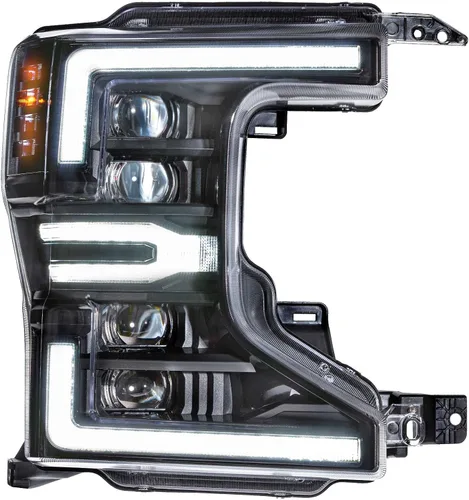 Vista 6 de Morimoto XB Faros LED, Carcasa de Faros Plug and Play para Ford Super Duty (2020+) Conjunto Completo de LED Aprobado por DOT (1x LF508)
