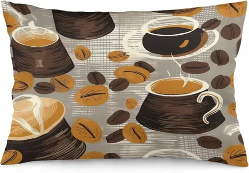 Vista 24 de Funda de almohada con sombrero de bruja con diseño de gato de 20 x 30 pulgadas, diseño de impresión de doble cara con cremallera invisible, Patrón 8