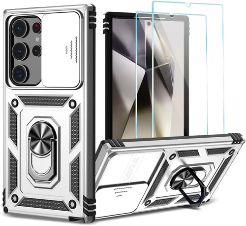 Vista 35 de Funda para Samsung Galaxy S24 Plus/S25 Plus con protector de Azul