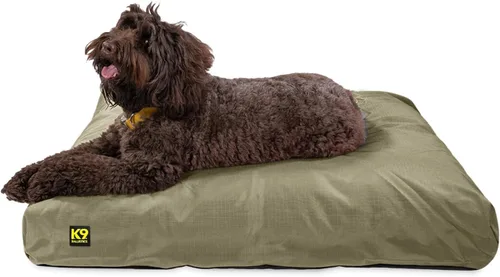 Vista 22 de K9 Ballistics Almohada rectangular resistente para perros medianos, funda extraíble, lavable, duradera y resistente al agua, cama para perro hecha