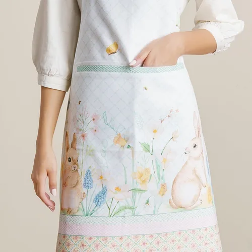 Vista 502 de Maison d' Hermine Delantales para mujer con bolsillo, 100% algodón (27.50 x 31.50 pulgadas)