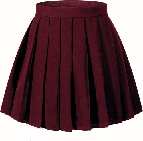 Vista 41 de Faldas plisadas a cuadros de cintura alta para mujeres y niñas, talla grande, uniforme escolar, mini disfraces de cosplay