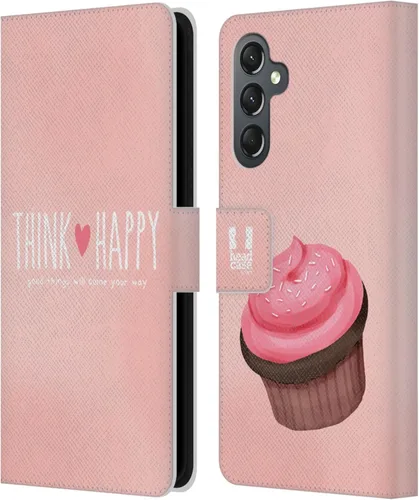 Vista 239 de Head Case Designs Assortment Cupcakes Happiness Leather Wallet Case Compatible with Samsung Galaxy A07 4G Surtido