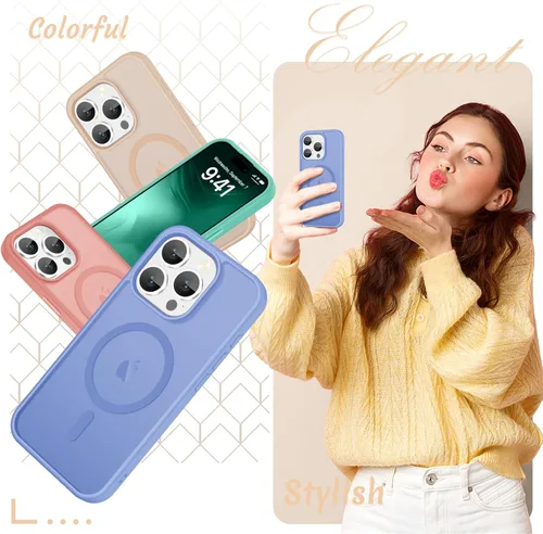 Vista 690 de Funda para Google Pixel 10 Pro XL, cubierta magnética mate, color negro Fit for MagSafe, Screen Protector included, Shockproof Military Grade