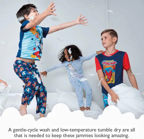 Vista 6 de Disney unisex-child 6-piece Snug-fit Cotton Pajama Set, Soft & Cute for Kids