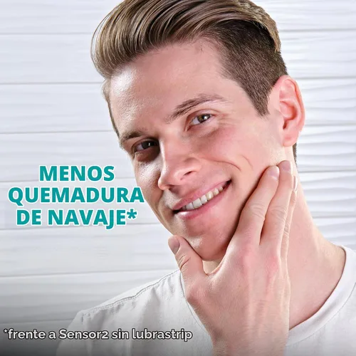 Vista 6 de Gillette Sensor2 Plus - Maquinillas de afeitar desechables para hombre con cabeza pivotante, 10 unidades (Paquete de 3)