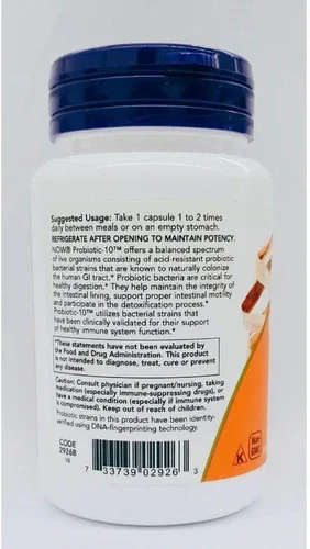 Vista 3 de Now Foods probiotic-10 25 millones, 2, 2