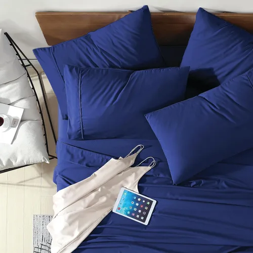 Vista 15 de Swift Home Juego de sábanas de microfibra Twin de 4 piezas (incluye 1 funda de almohada adicional), ultrasuave cepillado - extremadamente duradero