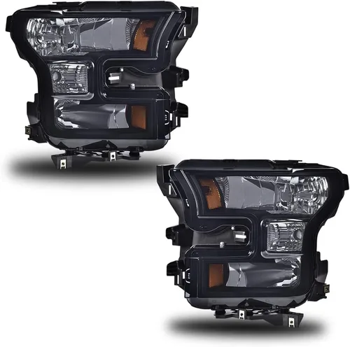 Vista 14 de Par de montaje de faros delanteros PIT66 para Ford F150 2015-2017